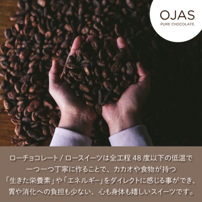 【OJAS PURE CHOCOLATE.】クラシックローチョコレート「ミント」 