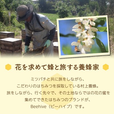 旅する養蜂家厳選!東御市産アカシアはちみつ600g【ビーハイブ】