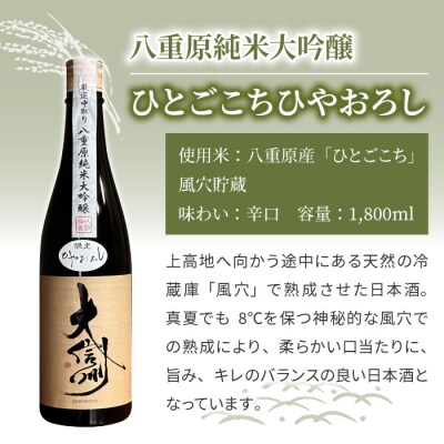 日本酒 大信州 八重原純米大吟醸 厳選中取り ひやおろし 一升瓶|大信州酒造