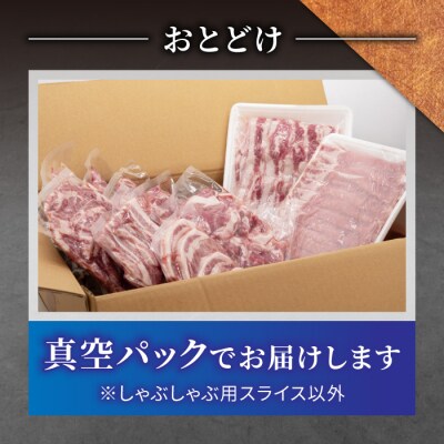 東御市産 ホエー豚 バラエティセット合計3.1kg