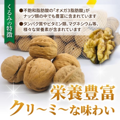 令和7年産信濃くるみ　殻付きタイプ(LLサイズ)※2025年11月下旬以降発送【アルファーム】