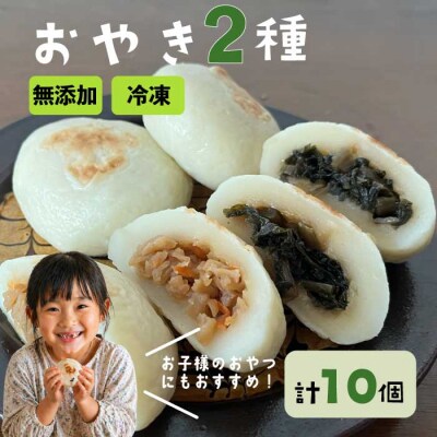 信州産 おやき 2種10個セット(野沢菜、切り干し大根)【北御牧村味の研究会】無添加 冷凍 長野