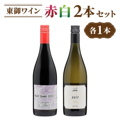 長野ワイン(赤白ワイン) 飲み比べ 2本セット|ブラッククイーン、note 2023