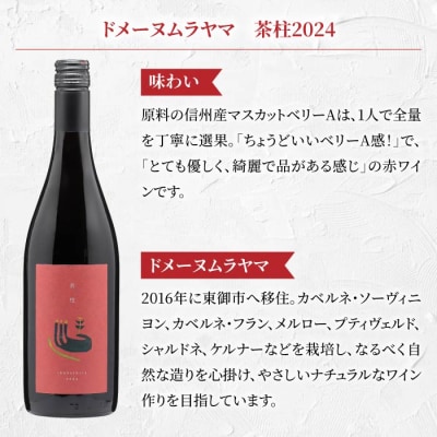 長野ワイン(赤白ワイン) 飲み比べ 2本セット|鞍掛シャルドネ、茶柱