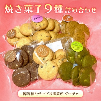 焼き菓子9種詰め合わせ(クッキー・ラスク)【ちいさがた福祉会　さんらいずホール「ダーチャ」】