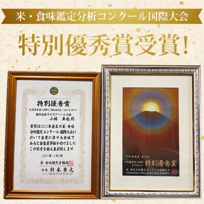 令和8年産新米予約!コシヒカリ玄米5kg 米・食味鑑定分析コンクール特別優秀賞受賞!