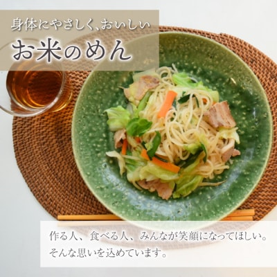 【6回定期便】グルテンフリー!一等級コシヒカリ使用「信州八重原　お米のめん」10袋入り