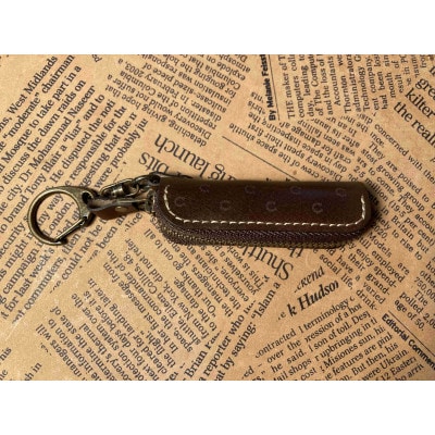 馬九いくリップケース(ダークブラウン)