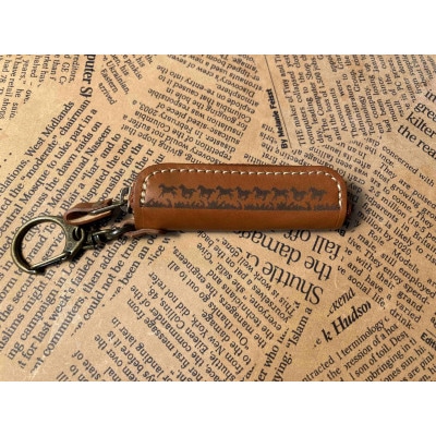 馬九いくリップケース(ブラウン)