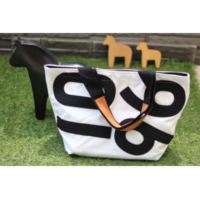 【JRA/日本中央競馬会】調教用ゼッケンを使用したバッグ【トート・ポニー+MIMIちゃんセット】