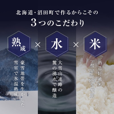 雪中蔵出し純米酒 雪なごり～瑞華～(720ml×1本)日本酒 淡麗 辛口 北海道産 n-0066