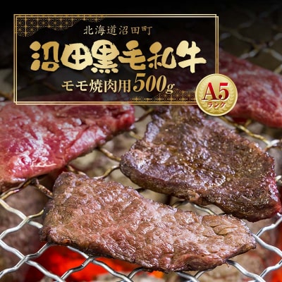 幻の沼田黒毛和牛 A5ランク モモ 焼肉用 500g n-0104