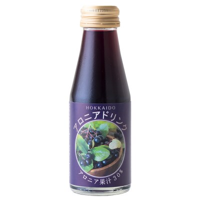 アロニアドリンク 果汁30% 110g×40本 定期便 6か月 アロニアジュース n-0218