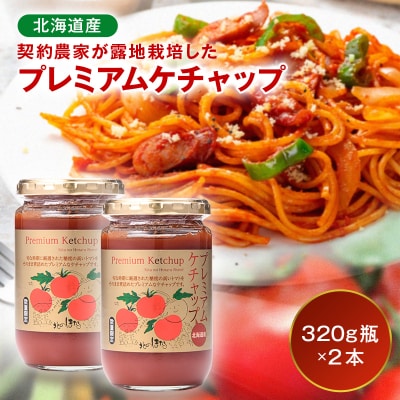 プレミアムトマトケチャップ 2本(320g瓶) n-0227