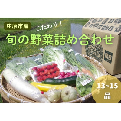 庄原産「旬の野菜」詰め合わせ箱