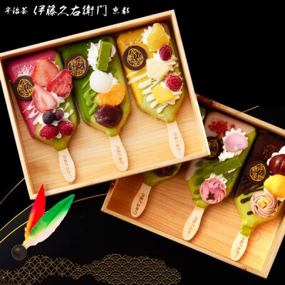 【伊藤久右衛門】SNSで話題の人気抹茶スイーツ 宇治抹茶パフェアイスバー 8本入