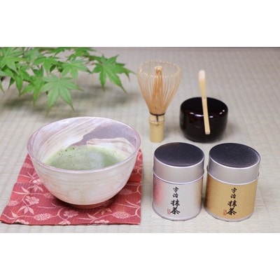 【気軽に抹茶を楽しむ】抹茶・茶碗等セット