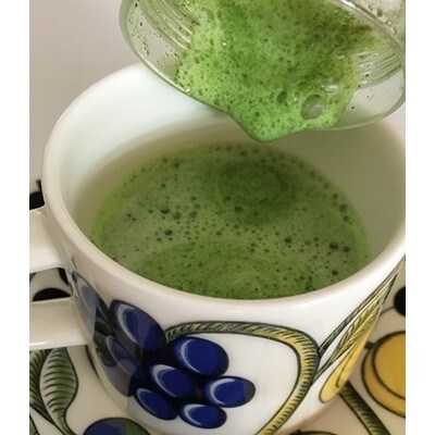 手摘み宇治抹茶の飲み比べセット(ハス柄クリア)