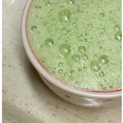簡単手摘み宇治抹茶(ハス柄クリア)