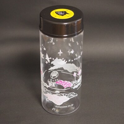簡単抹茶ラテ(ハス柄クリア)