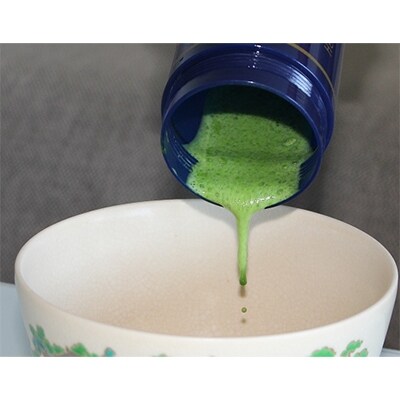 2022年5月発送開始『定期便』宇治抹茶の飲み比べ_専用シェイカーと抹茶茶碗付_テアニン柄青全4回