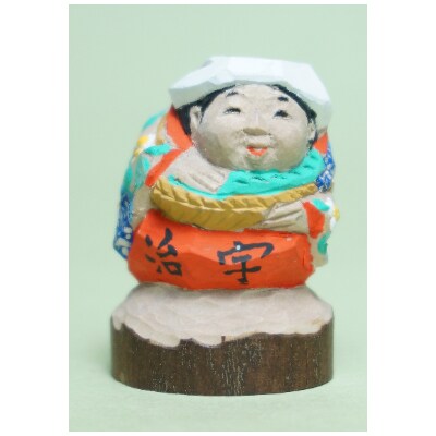 宇治茶の木人形　(小)