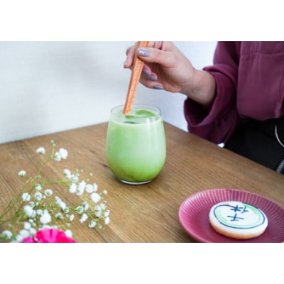 【濃厚】米粉の抹茶フィナンシェ5個・宇治抹茶ラテ詰め合わせセット