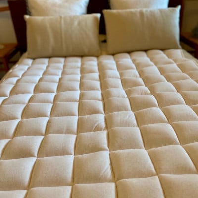 京都府認定製品　PREMIUM　WOOL　オーバーレイ　(シングル)
