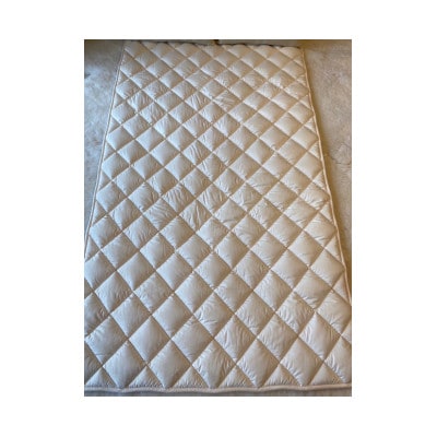 PREMIUM　WOOL　四隅のゴムなしでマットレスに置くだけでずれないベッドパッド(シングル)