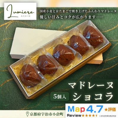 ショコラマドレーヌ 1箱5個入り