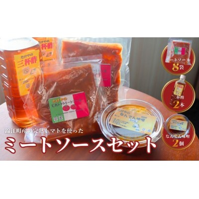 たけやのミートソースセット(三杯酢・なんでんみそ) No.1368-2