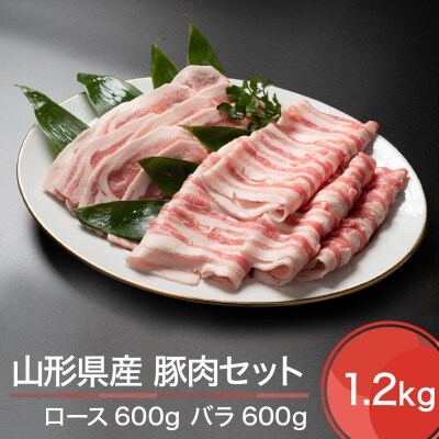 山形県産豚肉セット(計1200g)