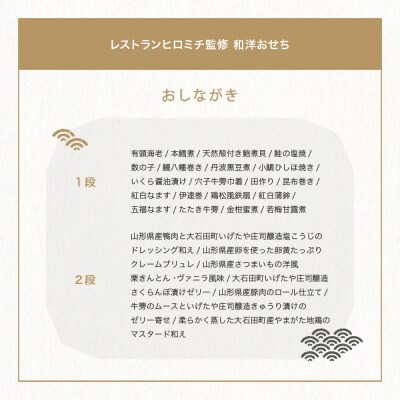 レストランヒロミチ 監修 和洋おせち 和風 洋風