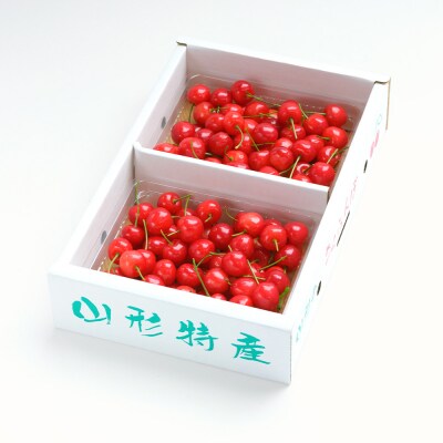 さくらんぼ 佐藤錦 秀Lサイズ 約700g(350g×2パック) バラ詰め 2025年産 山形県産
