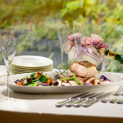 東京 恵比寿 フレンチ お食事券 レストランヒロミチ お土産付きランチ・ディナー共通ペアお食事券