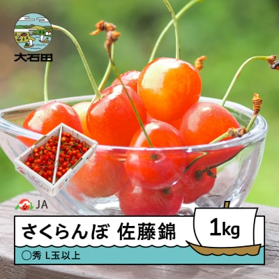 【先行予約】さくらんぼ 佐藤錦 1kgバラ ○秀 L玉以上 2027年産 令和9年産