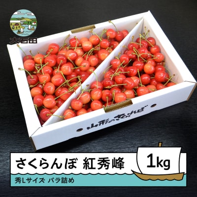 さくらんぼ 紅秀峰 秀L 1kg バラ詰め 2026年 山形県 ry-bsslb1000