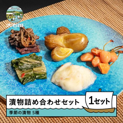 漬物 季節の漬け物 詰め合わせ 3,000円分(5種)