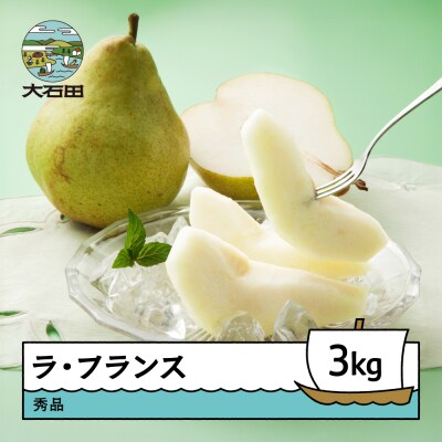 ラ・フランス 洋梨 秀品 約3kg 2026年産 令和8年産 ns-laxxx3