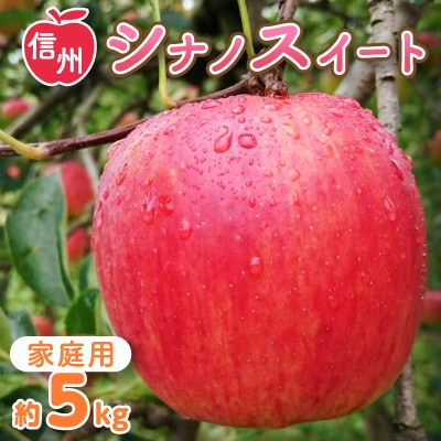 〈信州中野まつじるし農園〉シナノスイート家庭用 約5kg