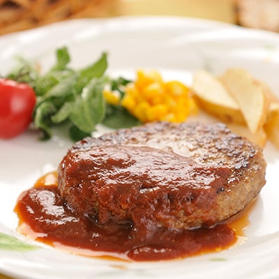 信州牛と信州米豚　ハンバーグ(約120g×8枚)