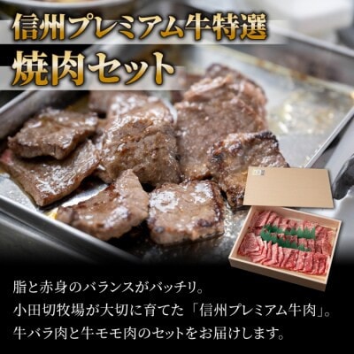 【中野市返礼品】小田切牧場 信州プレミアム牛 焼肉セット(500g)
