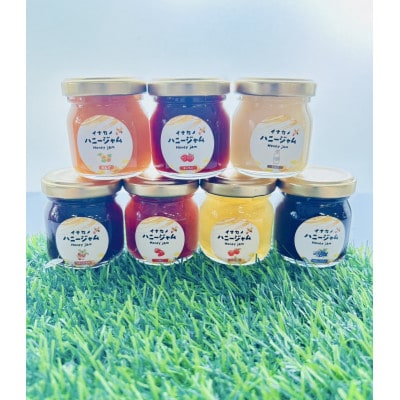 イナカノ　ミニ　ハニージャム　50g×7種(各1本)セット【信州中野】