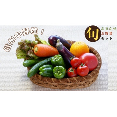 信州中野の 旬の新鮮野菜セット【野菜詰め合わせ】2kg以内