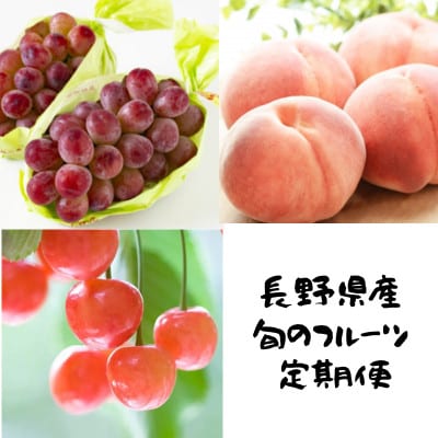 【発送月固定定期便】2026年発送予定 さくらんぼ+桃+クイーンルージュ全3回