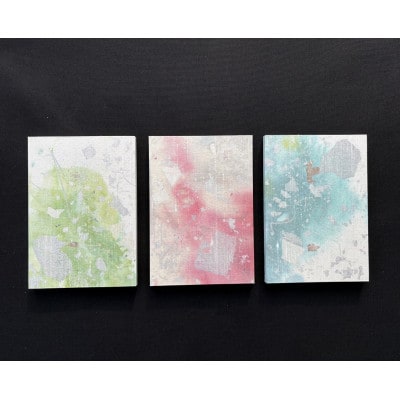 箔アートプレート　2Lサイズ3枚選-1