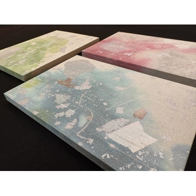 箔アートプレート　2Lサイズ3枚選-1