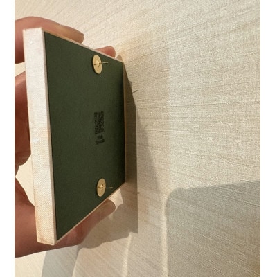 箔アートプレート三寸(裏面マグネット仕込み)　6枚選-1