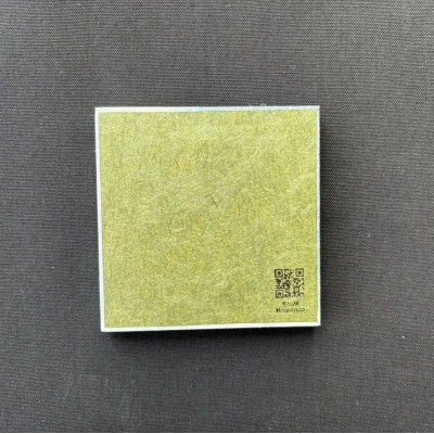 箔アートプレート三寸(裏面マグネット仕込み)　6枚選-2