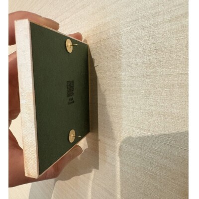 箔アートプレート三寸(裏面マグネット仕込み)　6枚選-2